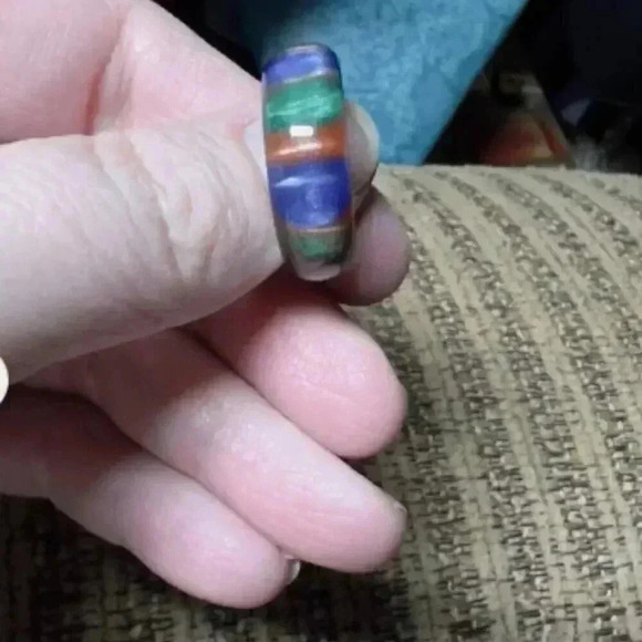 Boho Rainbow Ring (Size 6) - Picture 3 of 4